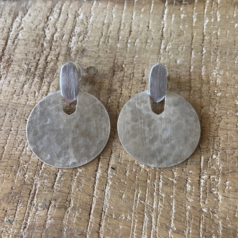 Silver “Didi” Statement Earrings